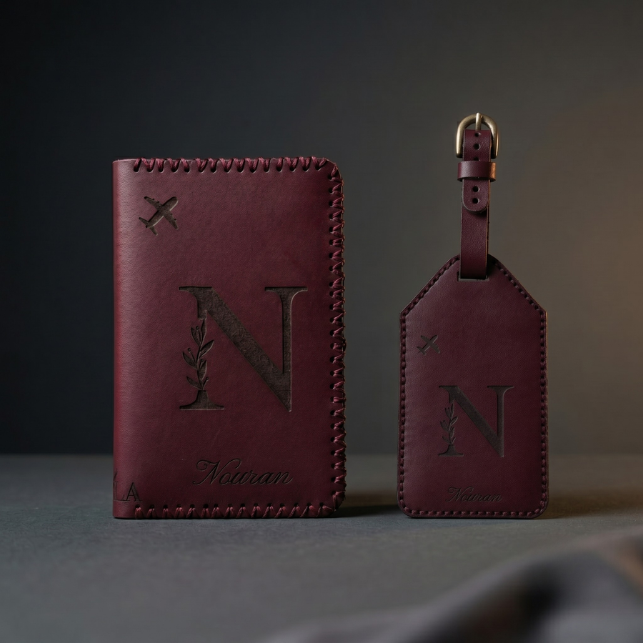 The Leather Travel Set - 3