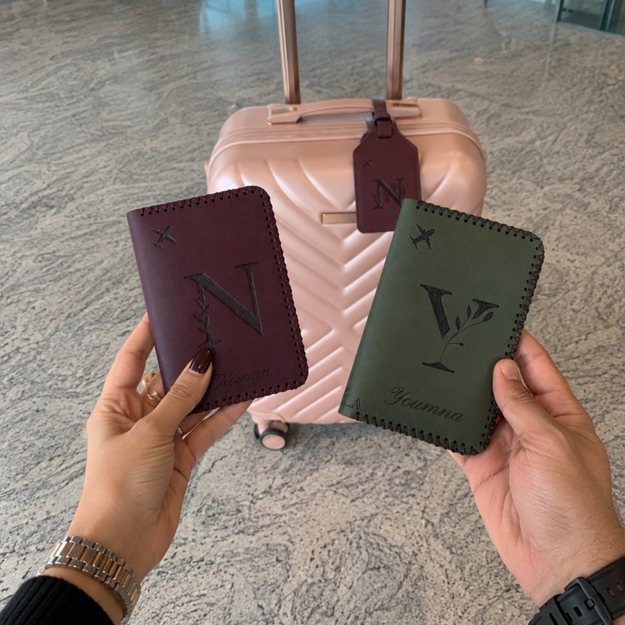 The Leather Travel Set - 2