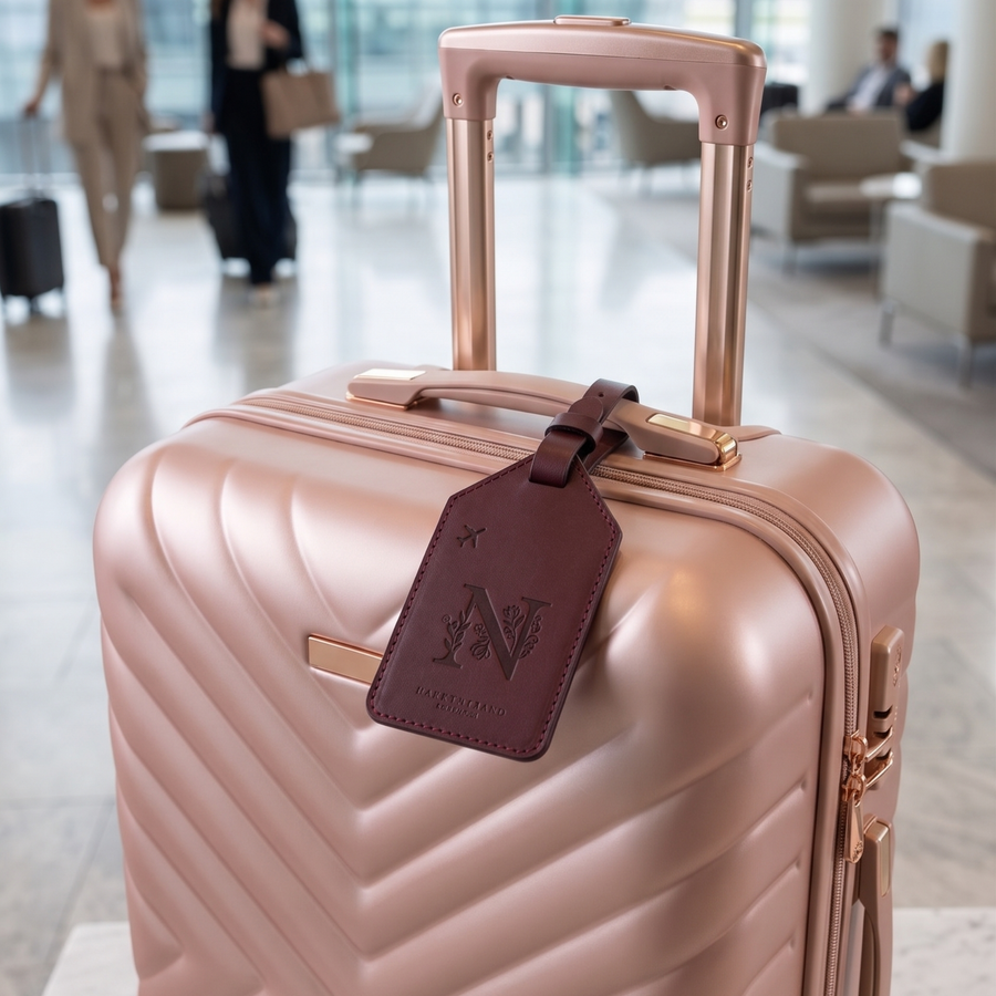 Bag Tag – Personalized Leather Luggage Tag - 7