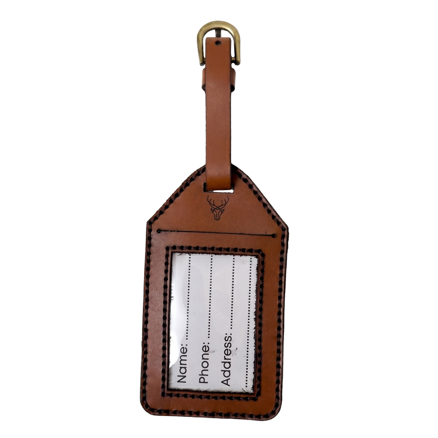 Bag Tag – Personalized Leather Luggage Tag - 8