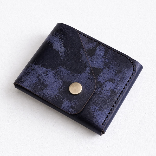 Blue Smoke Easy Carry Wallet – Genuine Leather
