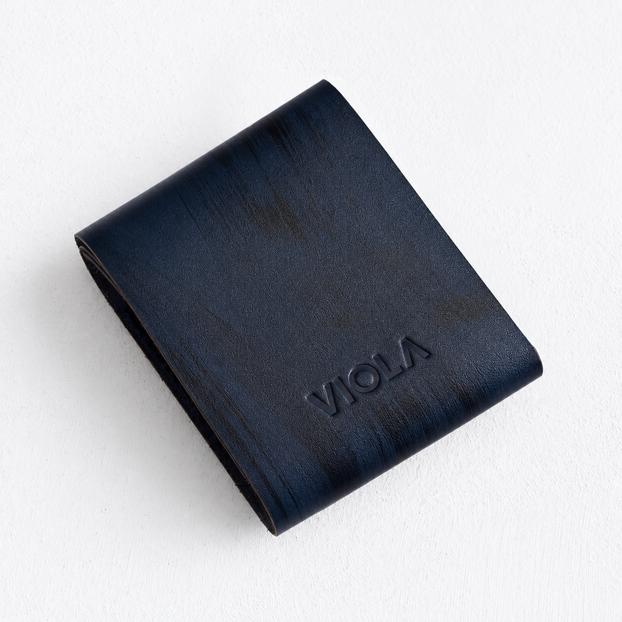 Midnight Navy Easy Carry Wallet – Genuine Leather - 2
