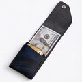 Midnight Navy Easy Carry Wallet – Genuine Leather