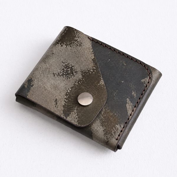 Olive Ash Easy Carry Wallet – Genuine Leather