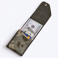 Olive Ash Easy Carry Wallet – Genuine Leather