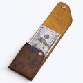 Antique Mahogany Easy Carry Wallet – Genuine Leather