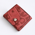 Burnt Coral Easy Carry Wallet – Genuine Leather
