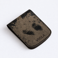 Burnt Stone Flip Bifold – Magnetic Leather Wallet