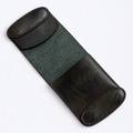 Olive Noir Flip Bifold – Magnetic Leather Wallet