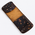 Obsidian Ember Flip Bifold – Magnetic Leather Wallet