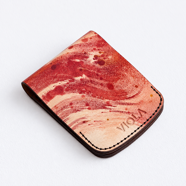 Flame Flip Bifold – Magnetic Leather Wallet