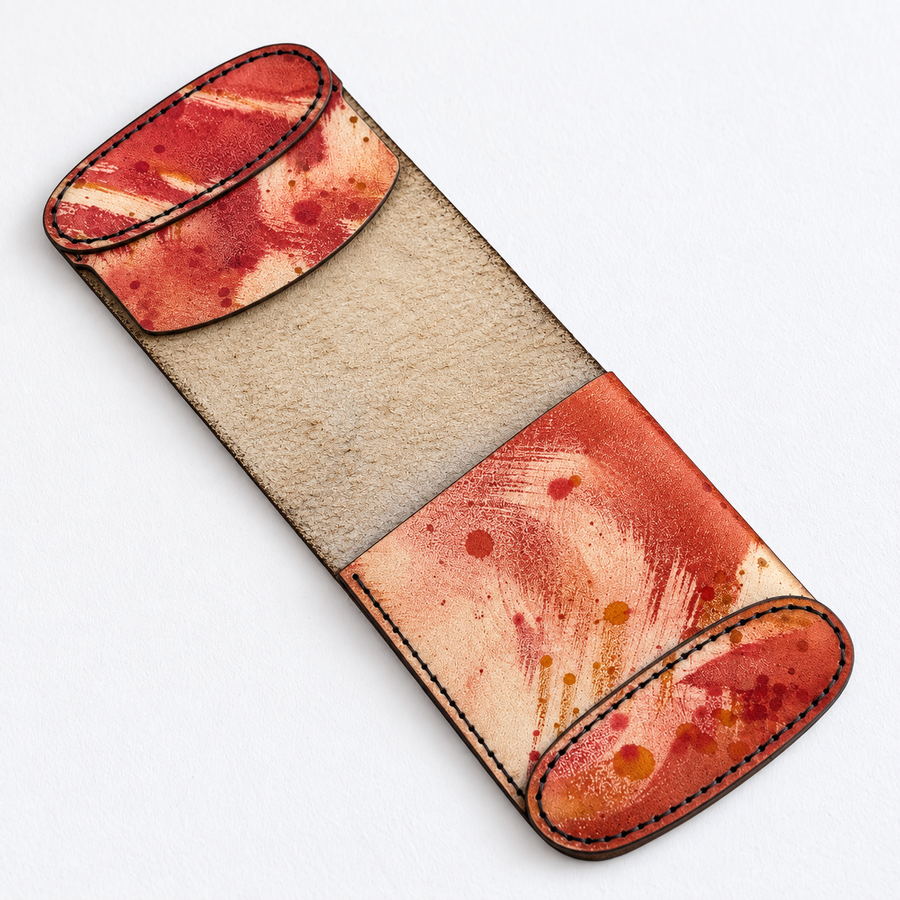 Flame Flip Bifold – Magnetic Leather Wallet - 2