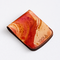 Sunset Flip Bifold – Magnetic Leather Wallet