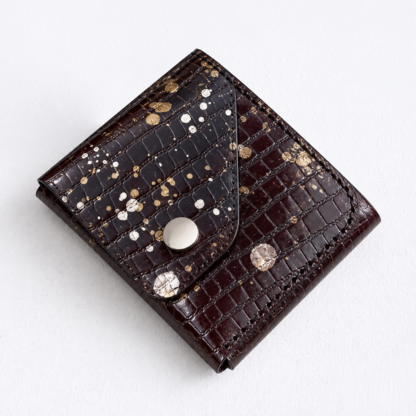 Mocha Gold Easy Carry Wallet – Genuine Leather