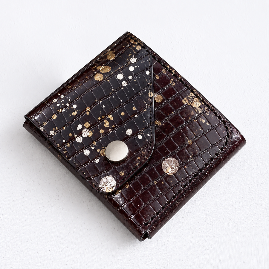Mocha Gold Easy Carry Wallet – Genuine Leather - 1