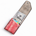 Red Rush Easy Carry Wallet – Genuine Leather