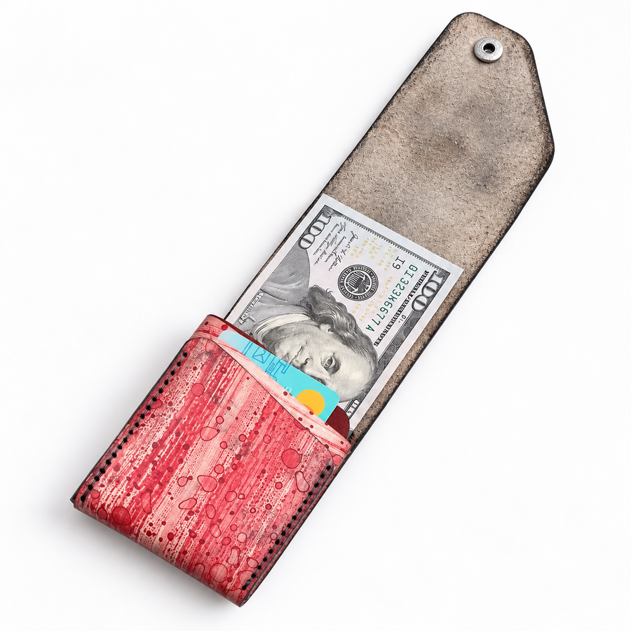 Red Rush Easy Carry Wallet – Genuine Leather - 3