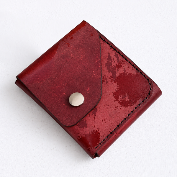 Vintage Ruby Blue Easy Carry Wallet – Genuine Leather