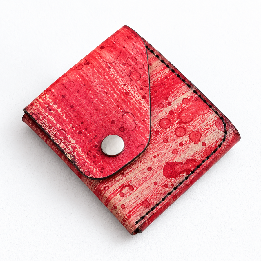 Red Rush Easy Carry Wallet – Genuine Leather - 1