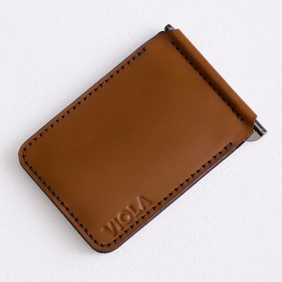 Slim Money Clip Wallet – Genuine Leather - 12