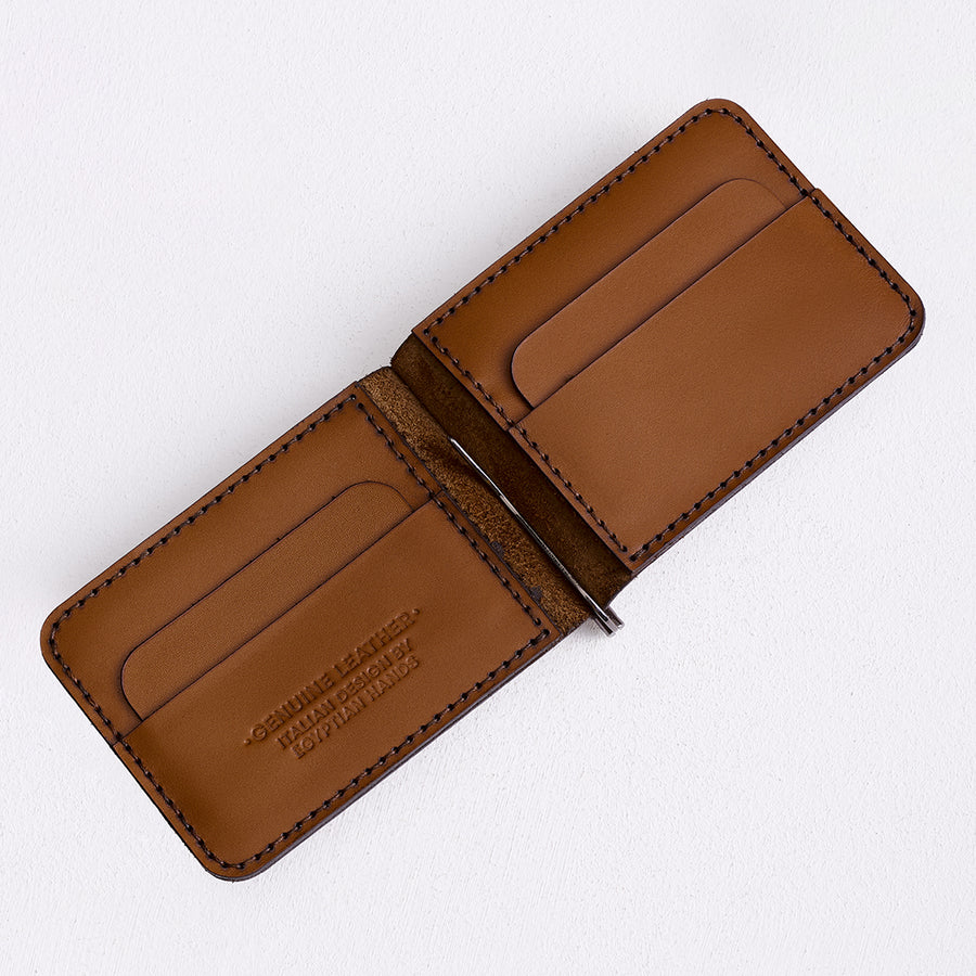 Slim Money Clip Wallet – Genuine Leather - 13