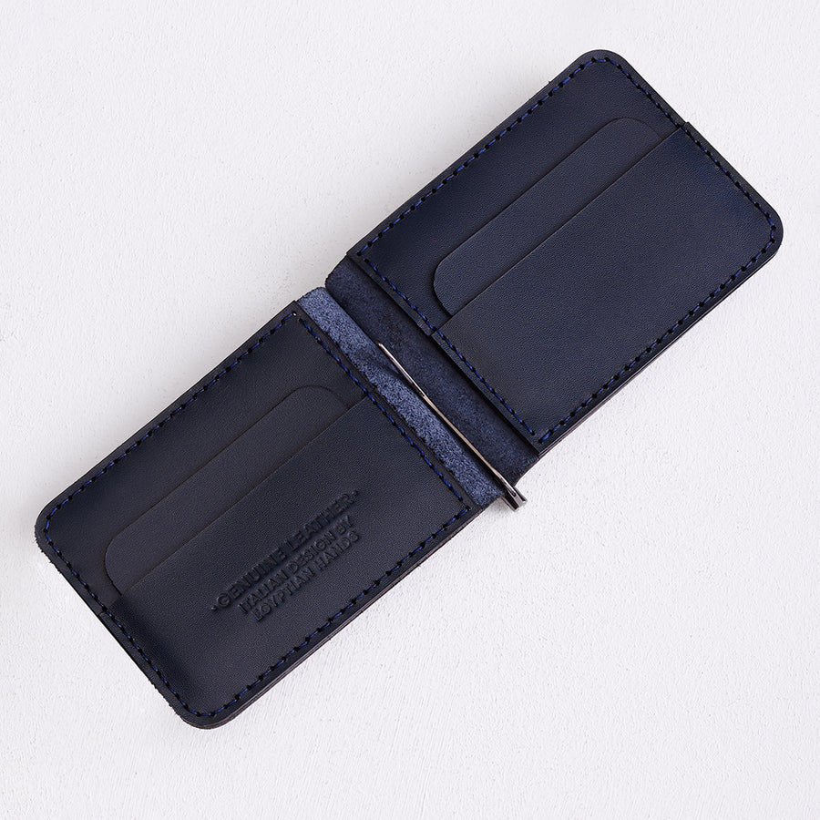 Slim Money Clip Wallet – Genuine Leather - 2