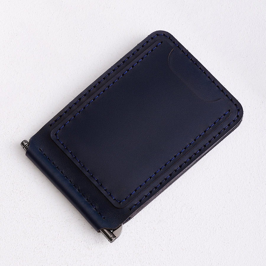 Slim Money Clip Wallet – Genuine Leather - 3