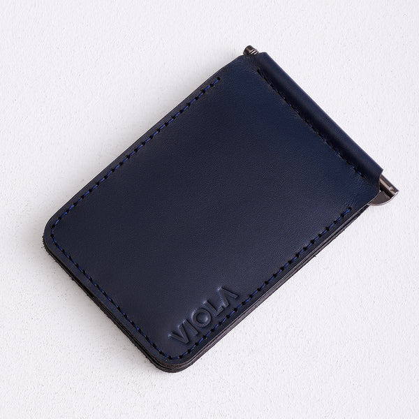 Slim Money Clip Wallet – Genuine Leather