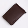 Slim Money Clip Wallet – Genuine Leather