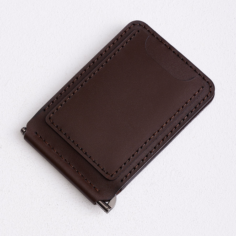 Slim Money Clip Wallet – Genuine Leather - 20