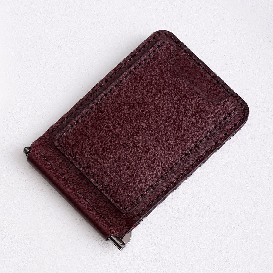 Slim Money Clip Wallet – Genuine Leather - 16