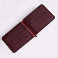 Slim Money Clip Wallet – Genuine Leather
