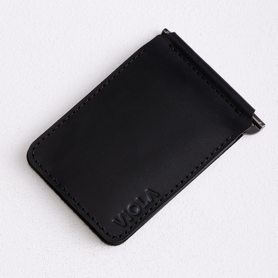 Slim Money Clip Wallet – Genuine Leather - 5