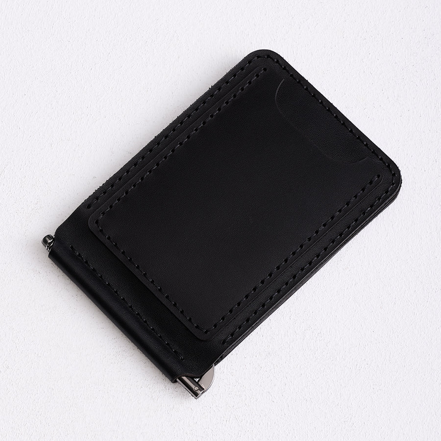 Slim Money Clip Wallet – Genuine Leather - 7