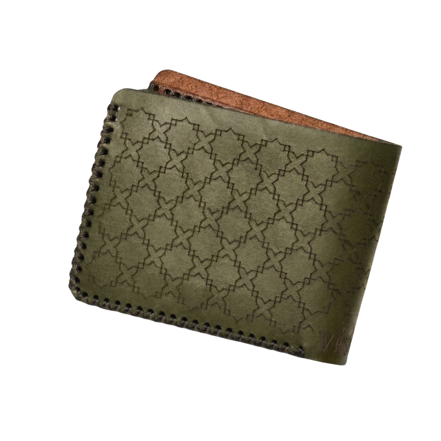 Decorated wallet with transparent pocket + Gift box bundle - 18