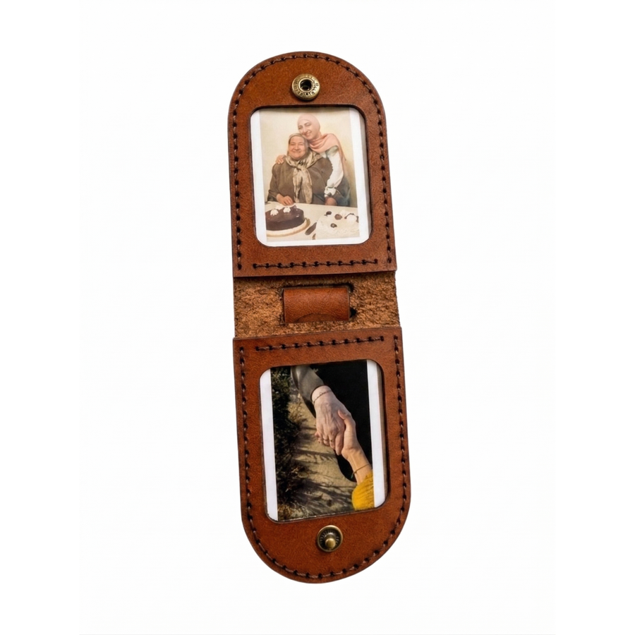 Decorated wallet + Photo keychain + Gift box bundle - 24