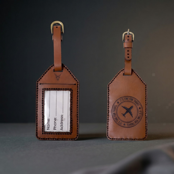 Bag Tag – Personalized Leather Luggage Tag