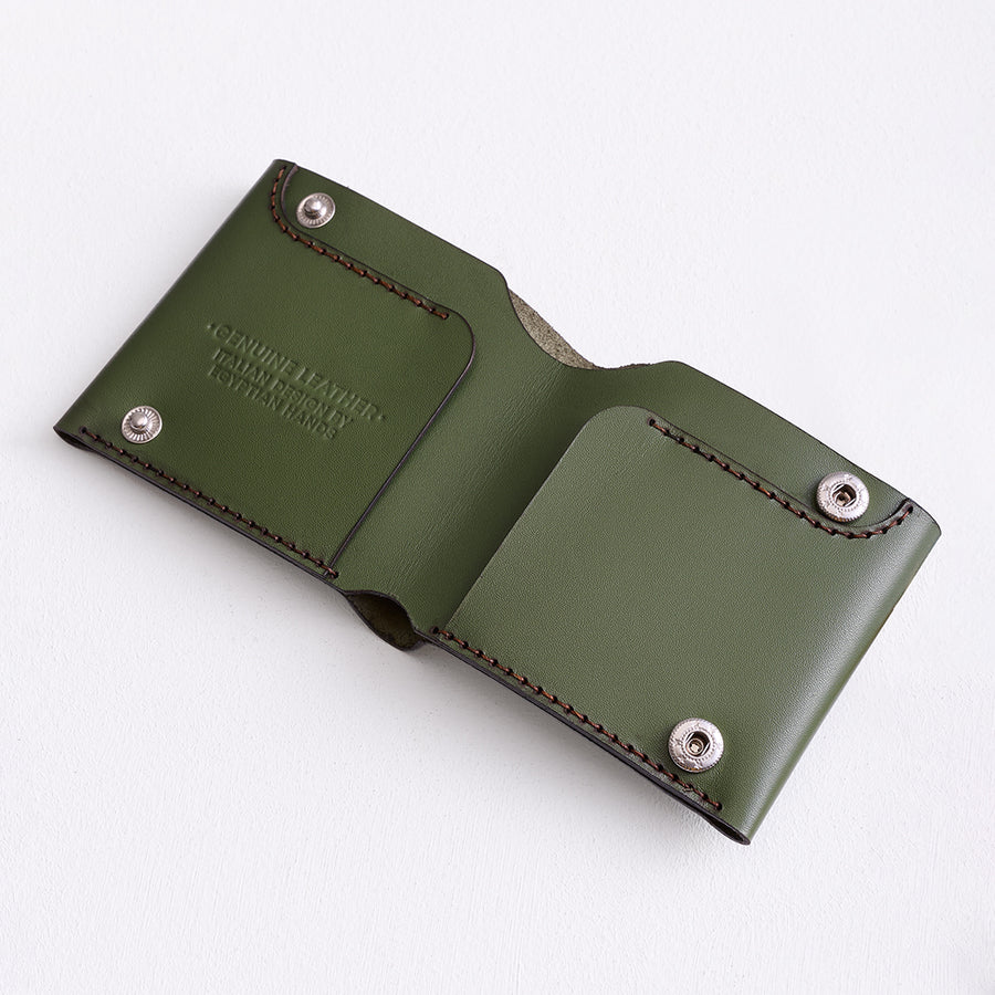 Twin Pocket Bifold – Genuine Leather Wallet - 12