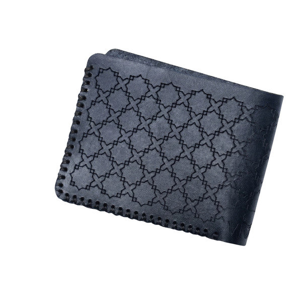 Decorated wallet with transparent pocket